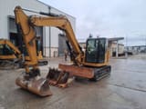 2020 Caterpillar 308-07CR crawler excavator, side view
