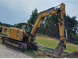 2013 Caterpillar 308E2CR crawler excavator, side view