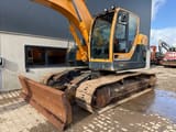 2014 Hyundai Robex R235LCR-9A crawler excavator, front three-quarter view