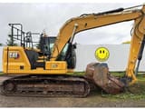 2022 Caterpillar 313GC crawler excavator side view