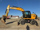 2016 JCB JS175W T4I wheel excavator, side view