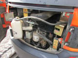 2015 Kubota U27-4 mini excavator engine compartment view