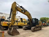 2022 Caterpillar 336E crawler excavator, front three-quarter view