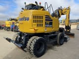2019 Komatsu PW118MR-11 wheel excavator, rear three-quarter view