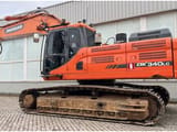 2014 Doosan DX340LC crawler excavator, side view