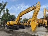 2023 Komatsu PC400-7 crawler excavator, side profile view