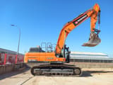 2021 Doosan DX350LC-7 crawler excavator side view