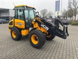 2023 JCB 407 wheel loader, front three-quarter view