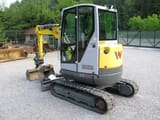 2020 Wacker Neuson EZ26 mini excavator, rear three-quarter view