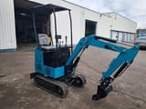 2025 JPC KV12 mini excavator, three-quarter view