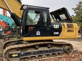 Caterpillar 329D crawler excavator, side view