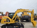 2022 Komatsu PC70-8 mini excavator, side profile view
