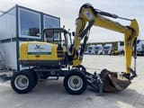 2022 Wacker Neuson EW100 wheel excavator side view