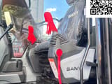 2023 Sany SY135 crawler excavator interior cab view