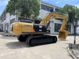 2023 Caterpillar 336D crawler excavator, rear three-quarter view