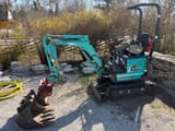 2018 Kobelco SK10SR-2 excavator, side view