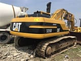 2006 Caterpillar 325B crawler excavator rear three-quarter view