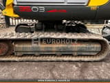 2018 Wacker Neuson 3503 VDS mini excavator side view of tracks