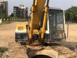 Komatsu PC200-5 Crawler Excavator, rear three-quarter view