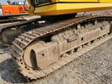 2023 Komatsu PC350-7 crawler excavator undercarriage view