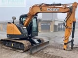 2023 CASE CX85D SR mini excavator side view