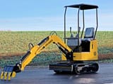 2025 APS KME08 mini excavator side view