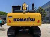 2021 Komatsu PC220 crawler excavator, rear view