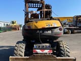 2017 Mecalac 7MWR wheel excavator, rear view