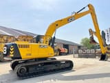 2025 JCB 245 HDLR excavator, rear three-quarter view