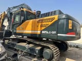 2021 Hyundai 305LC-9T crawler excavator, rear three-quarter view