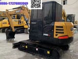 2024 Sany SY60C Pro mini excavator, rear three-quarter view