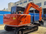 2024 Hitachi Zaxis 70 mini excavator, rear three-quarter view