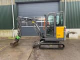2019 Volvo EC20E mini excavator, side view
