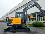 2026 Hyundai HX60G mini excavator, side view