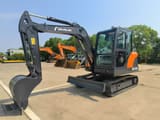 2026 Doosan DX60D mini excavator, side view