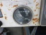 Hitachi EX26 Mini Excavator service meter detail