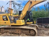 2019 Caterpillar 320-07 crawler excavator, side view