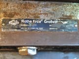 New Holland E485 swing bearing identification plate