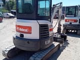 2017 Bobcat E26 crawler excavator, rear three-quarter view