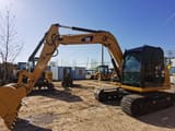 2020 Caterpillar 308E mini excavator, side profile view