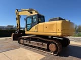 2005 Komatsu PC290NLC-7K crawler excavator, rear three-quarter view