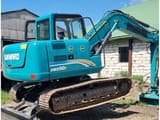 2022 Sunward SWE90E crawler excavator, rear three-quarter view