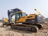 Volvo EC290DL crawler excavator, rear three-quarter view
