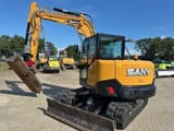 2024 Sany SY 80U crawler excavator, rear three-quarter view