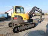 2010 Volvo ECR88 PLUS mini excavator, rear three-quarter view