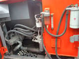 2023 Hitachi ZX60 mini excavator engine compartment detail