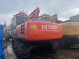 2020 Hitachi ZX200 crawler excavator, rear three-quarter view