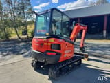 2022 Kubota KX027-4 mini excavator, rear three-quarter view