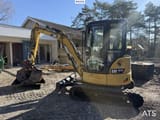 2015 Caterpillar 303.5E mini excavator, side view
