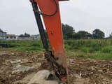Doosan DX75-9C excavator boom and bucket detail